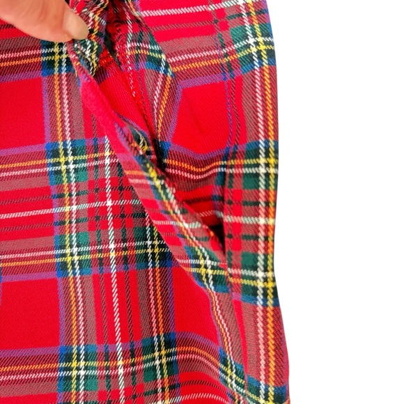 Like New! Tommy Hilfiger Red Plaid Pants Size 2 - Picture 4 of 7